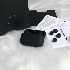Umify Airpods Black Lite Edition (2nd Generation) With Active Noise Cancellation – Seamless Wireless Audio (with Box)