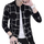 Umify Fashionable & Premium Quality – Stay Stylish With A Black Lining Printed Zipper Jacket