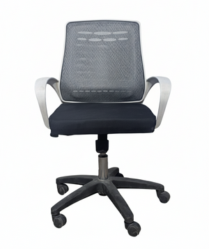 Umify Mid-Black Mesh Office Chair with (1 year warranty)