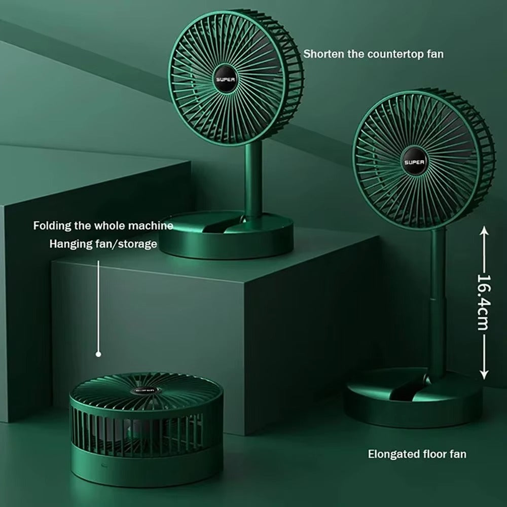 Umify Portable Rechargeable Telescopic Folding Fan