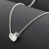 Umify Stainless Steel Heart Shape Necklace |  Love Heart Pendant Necklace