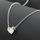 Umify Stainless Steel Heart Shape Necklace |  Love Heart Pendant Necklace